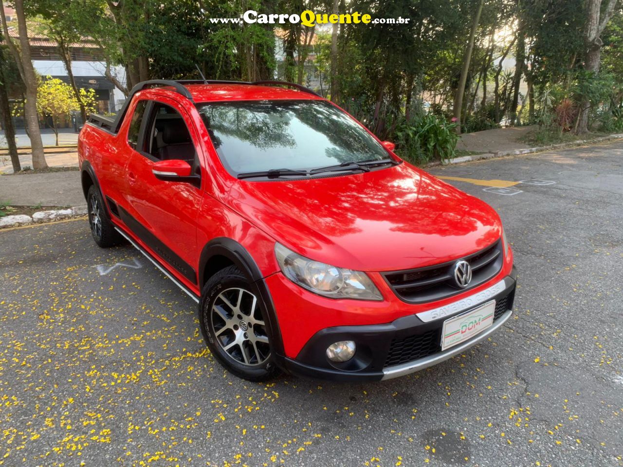 VOLKSWAGEN   SAVEIRO CROSS 1.6 MI TOTAL FLEX 8V CE   VERMELHO 2011 1.6 FLEX - Loja