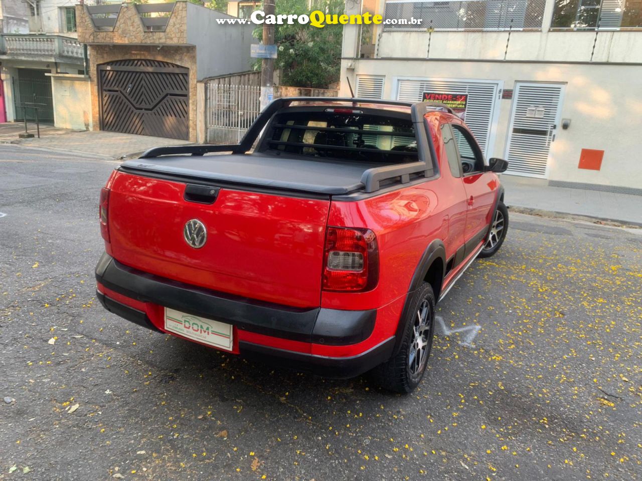 VOLKSWAGEN   SAVEIRO CROSS 1.6 MI TOTAL FLEX 8V CE   VERMELHO 2011 1.6 FLEX - Loja