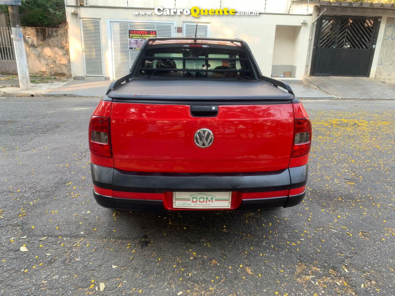 VOLKSWAGEN   SAVEIRO CROSS 1.6 MI TOTAL FLEX 8V CE   VERMELHO 2011 1.6 FLEX - Loja