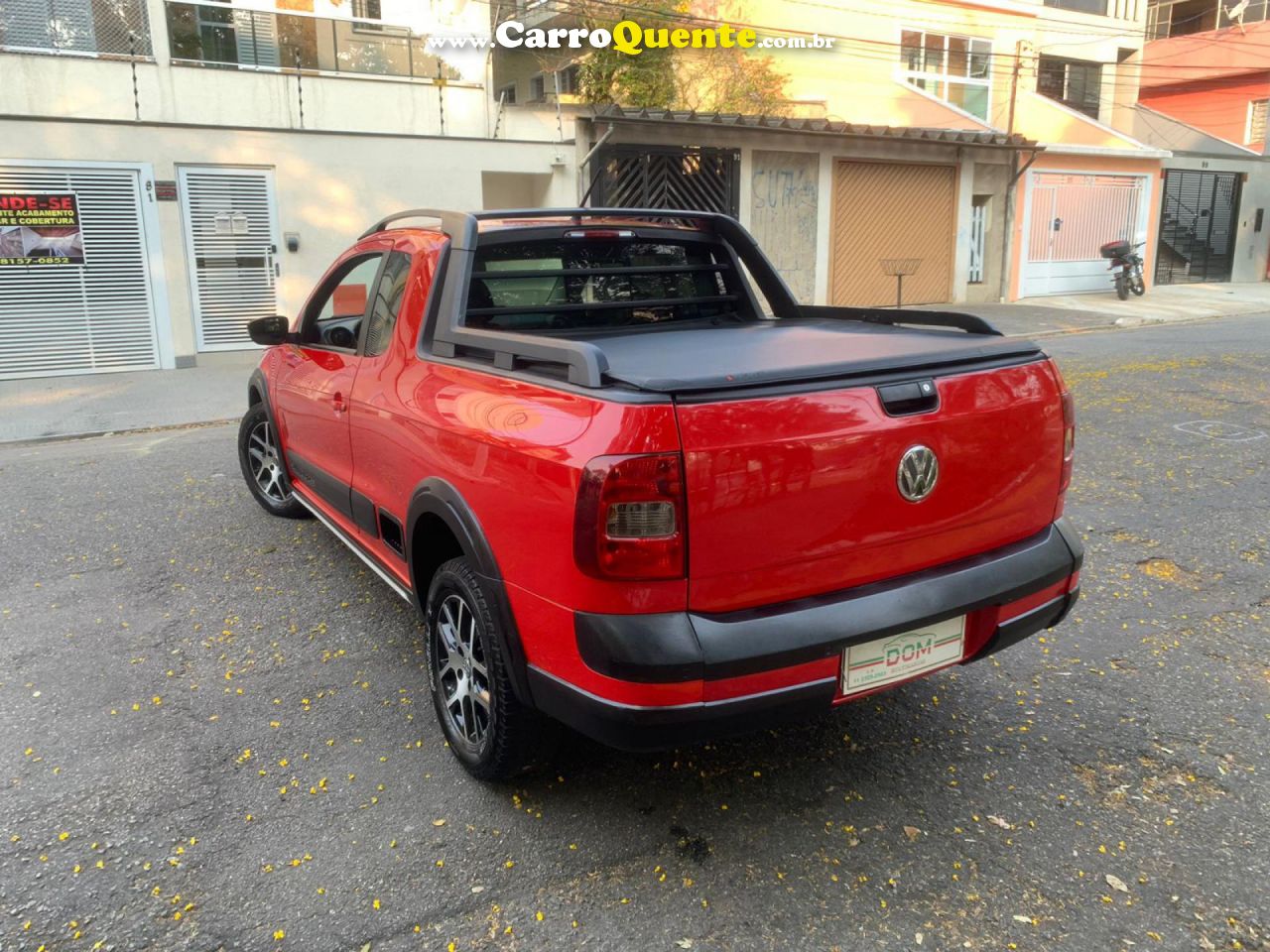 VOLKSWAGEN   SAVEIRO CROSS 1.6 MI TOTAL FLEX 8V CE   VERMELHO 2011 1.6 FLEX - Loja