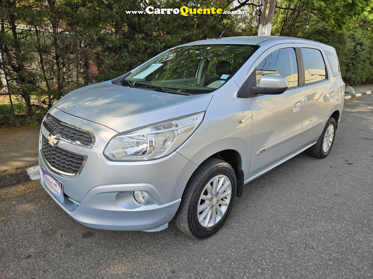 CHEVROLET   SPIN LT 1.8 8V ECONO.FLEX 5P MEC.   PRATA 2013 1.8 FLEX - Loja