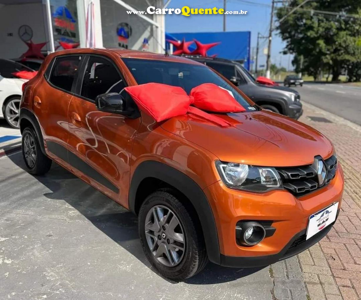 RENAULT   KWID INTENSE 1.0 FLEX 12V 5P MEC.   LARANJA 2022 1.0 FLEX - Loja