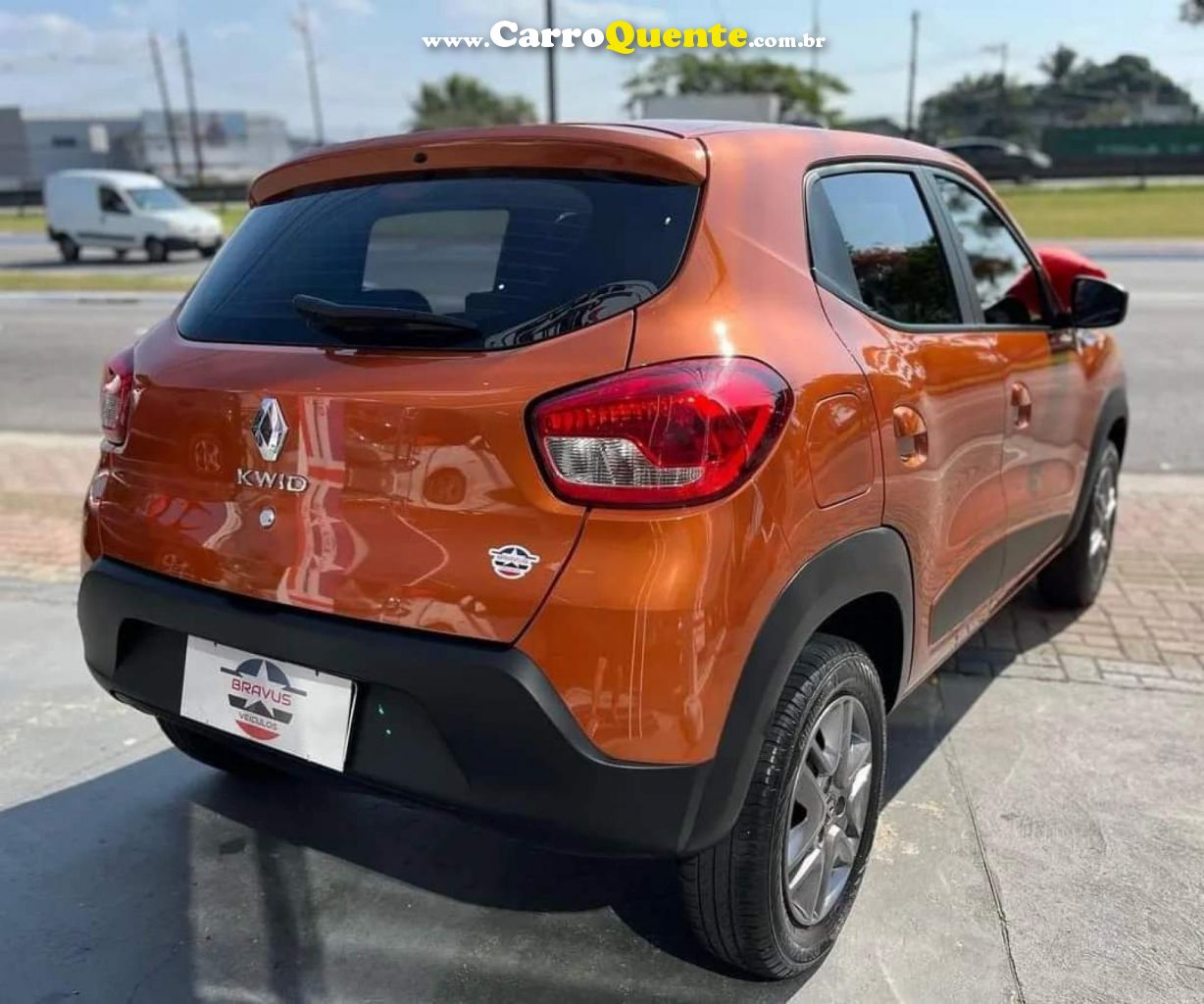 RENAULT   KWID INTENSE 1.0 FLEX 12V 5P MEC.   LARANJA 2022 1.0 FLEX - Loja