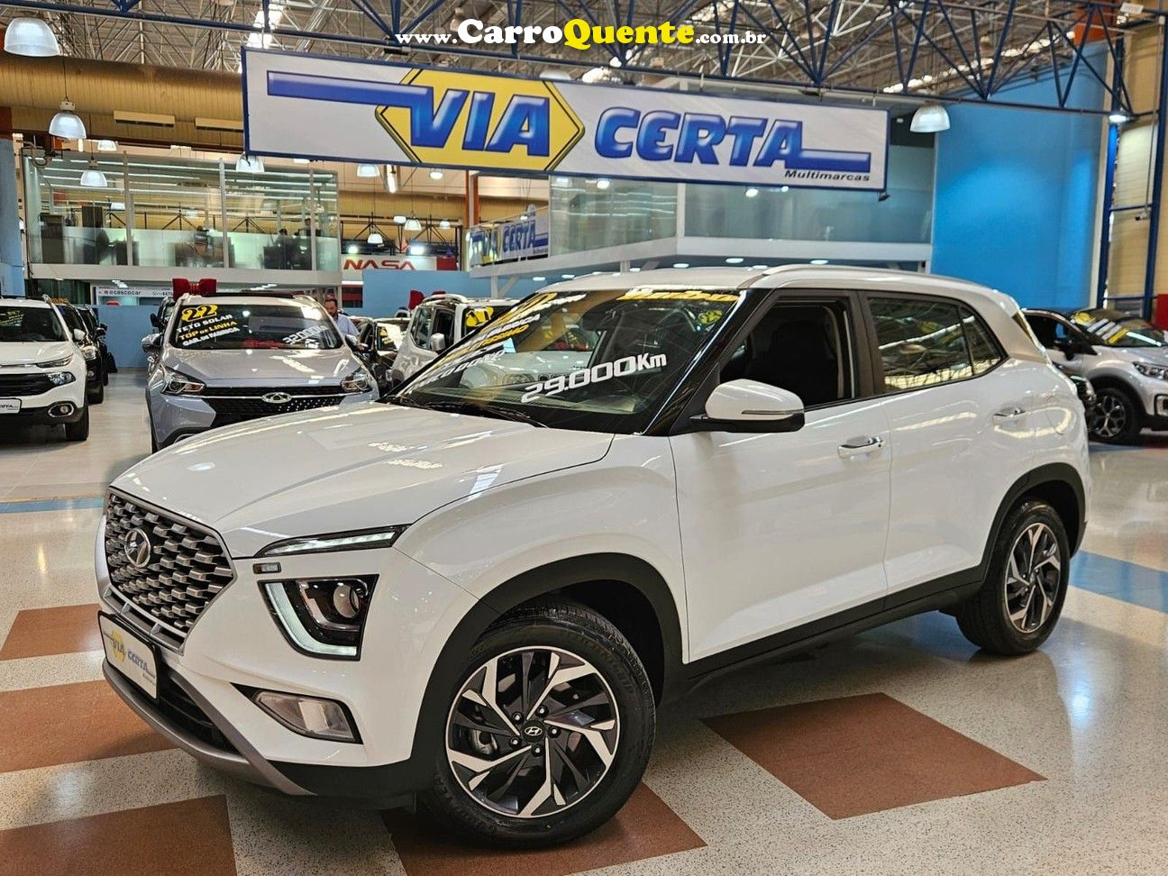 HYUNDAI CRETA 1.0 TURBO LIMITED * C/ APENAS 29.000 KM * - Loja