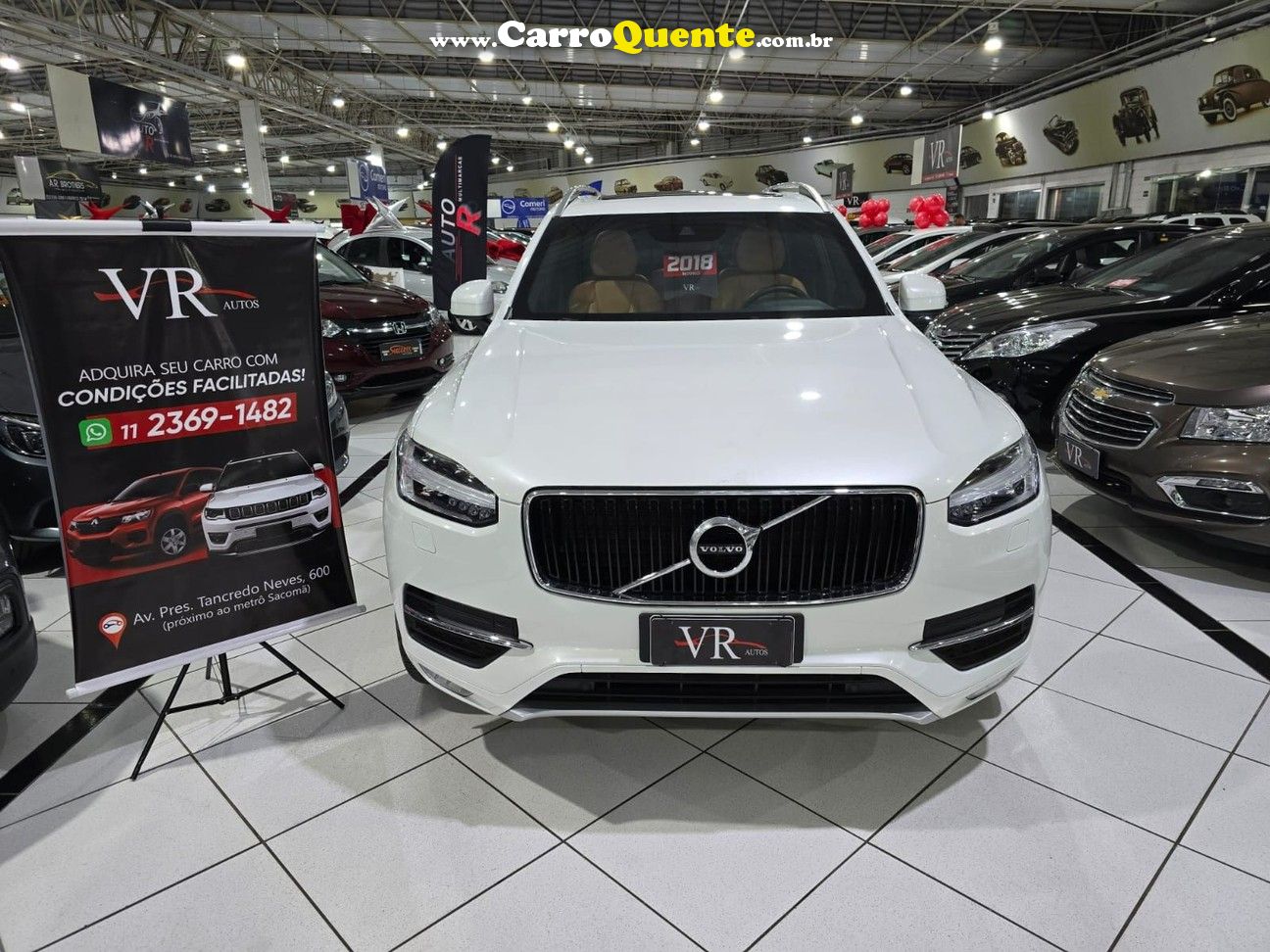 VOLVO XC90 2.0 T6 MOMENTUM AWD  56.000KM NOVA BLINDADA 7LG - Loja