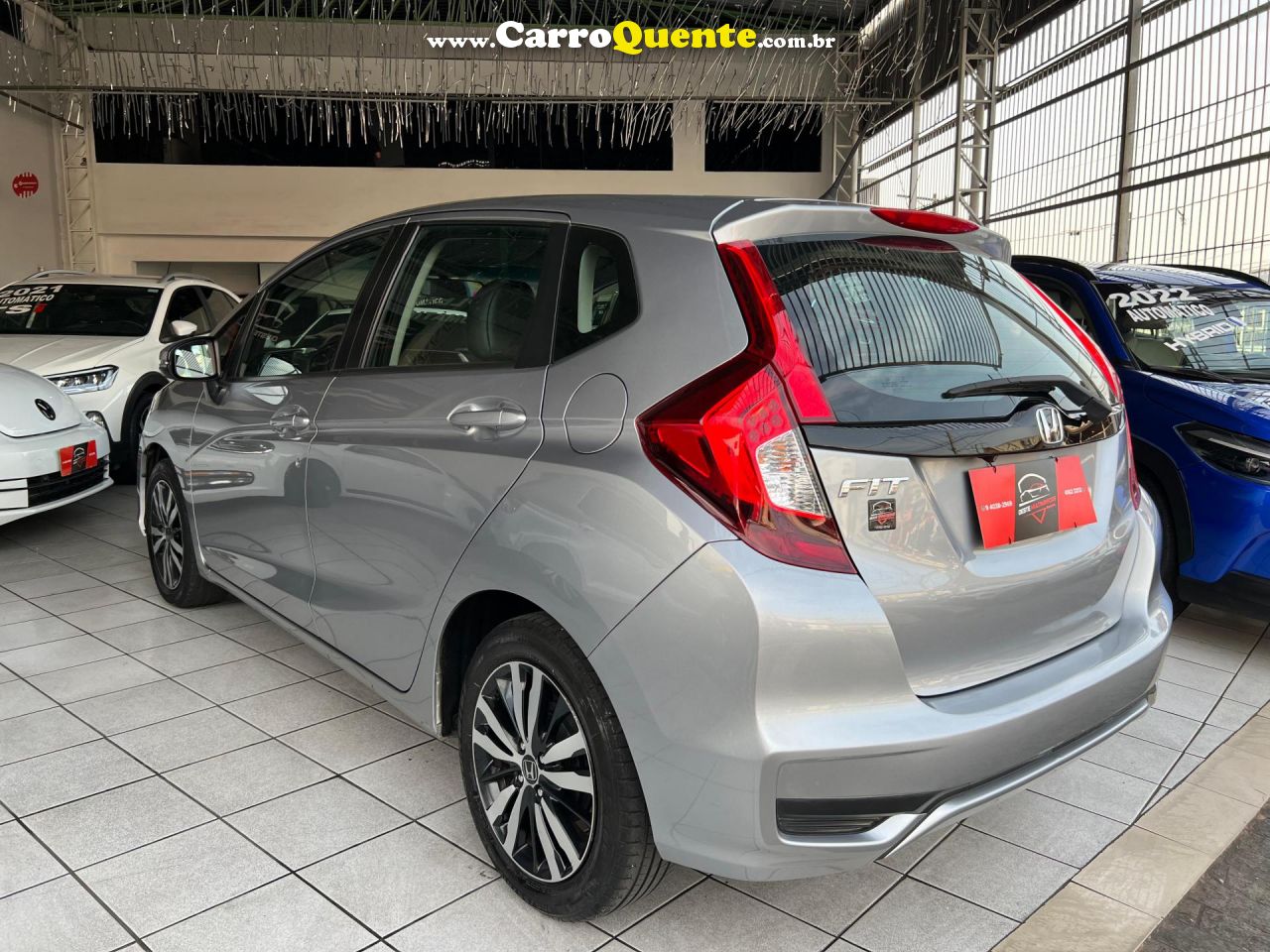 HONDA   FIT EXL 1.5 FLEXFLEXONE 16V 5P AUT   PRATA 2018 1.5 GASOLINA - Loja