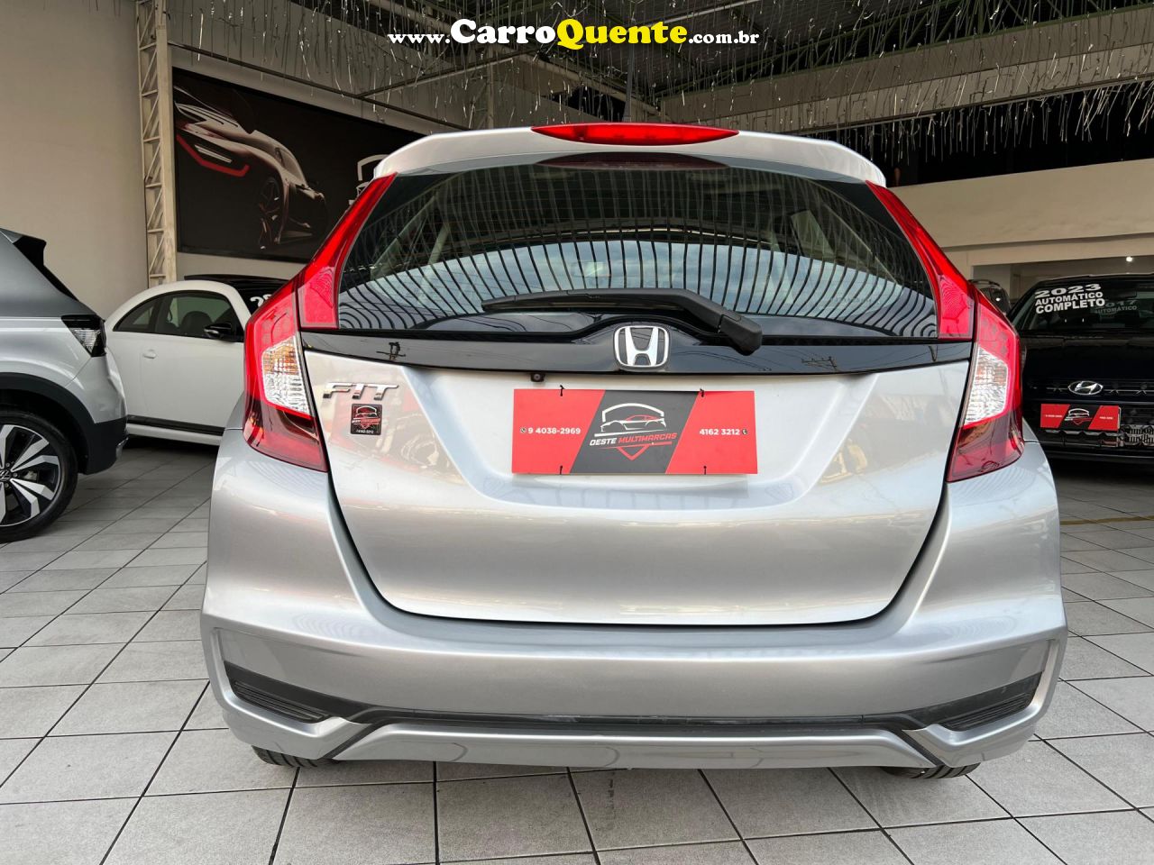 HONDA   FIT EXL 1.5 FLEXFLEXONE 16V 5P AUT   PRATA 2018 1.5 GASOLINA - Loja