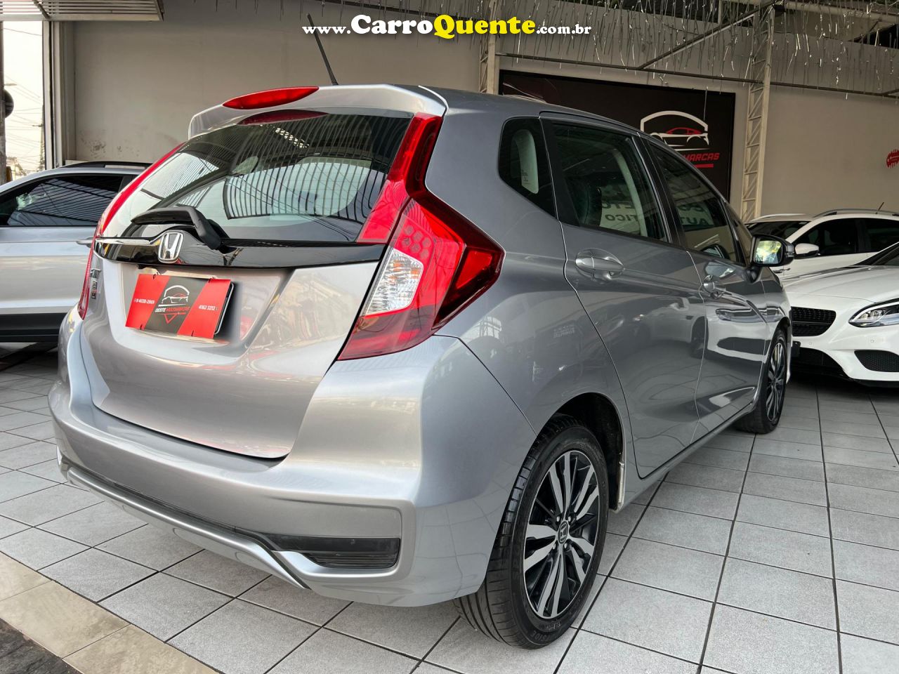 HONDA   FIT EXL 1.5 FLEXFLEXONE 16V 5P AUT   PRATA 2018 1.5 GASOLINA - Loja