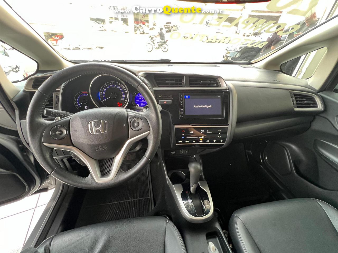 HONDA   FIT EXL 1.5 FLEXFLEXONE 16V 5P AUT   PRATA 2018 1.5 GASOLINA - Loja