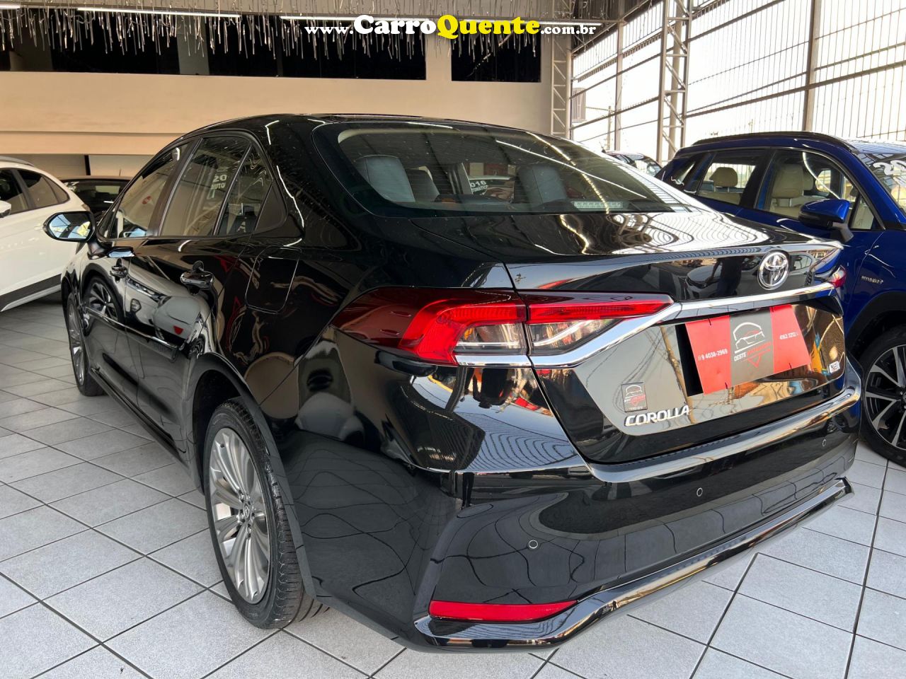 TOYOTA   COROLLA XEI 2.0 FLEX 16V AUT.   PRETO 2021 2.0 FLEX - Loja