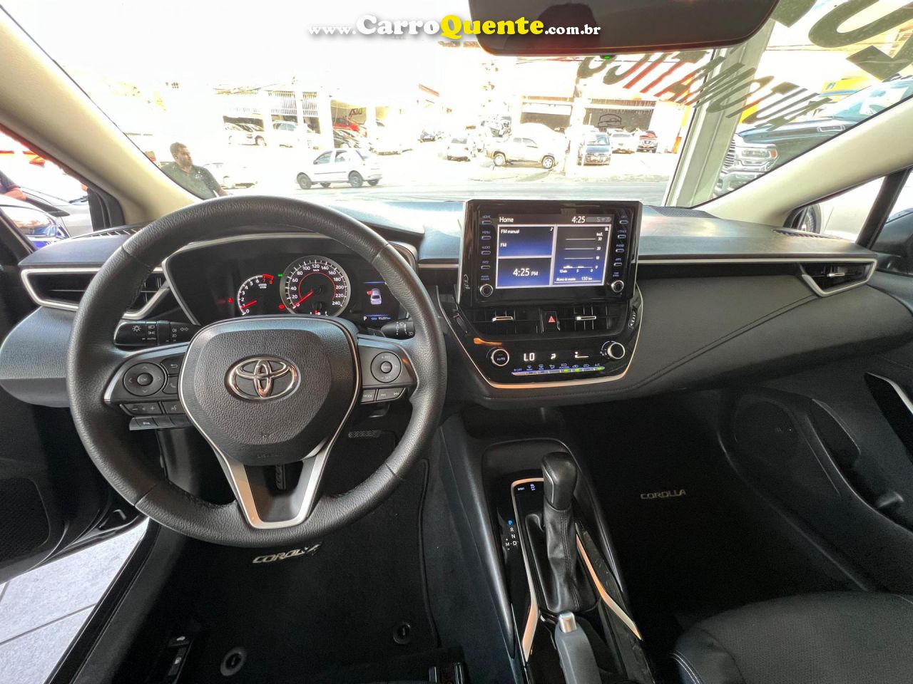 TOYOTA   COROLLA XEI 2.0 FLEX 16V AUT.   PRETO 2021 2.0 FLEX - Loja