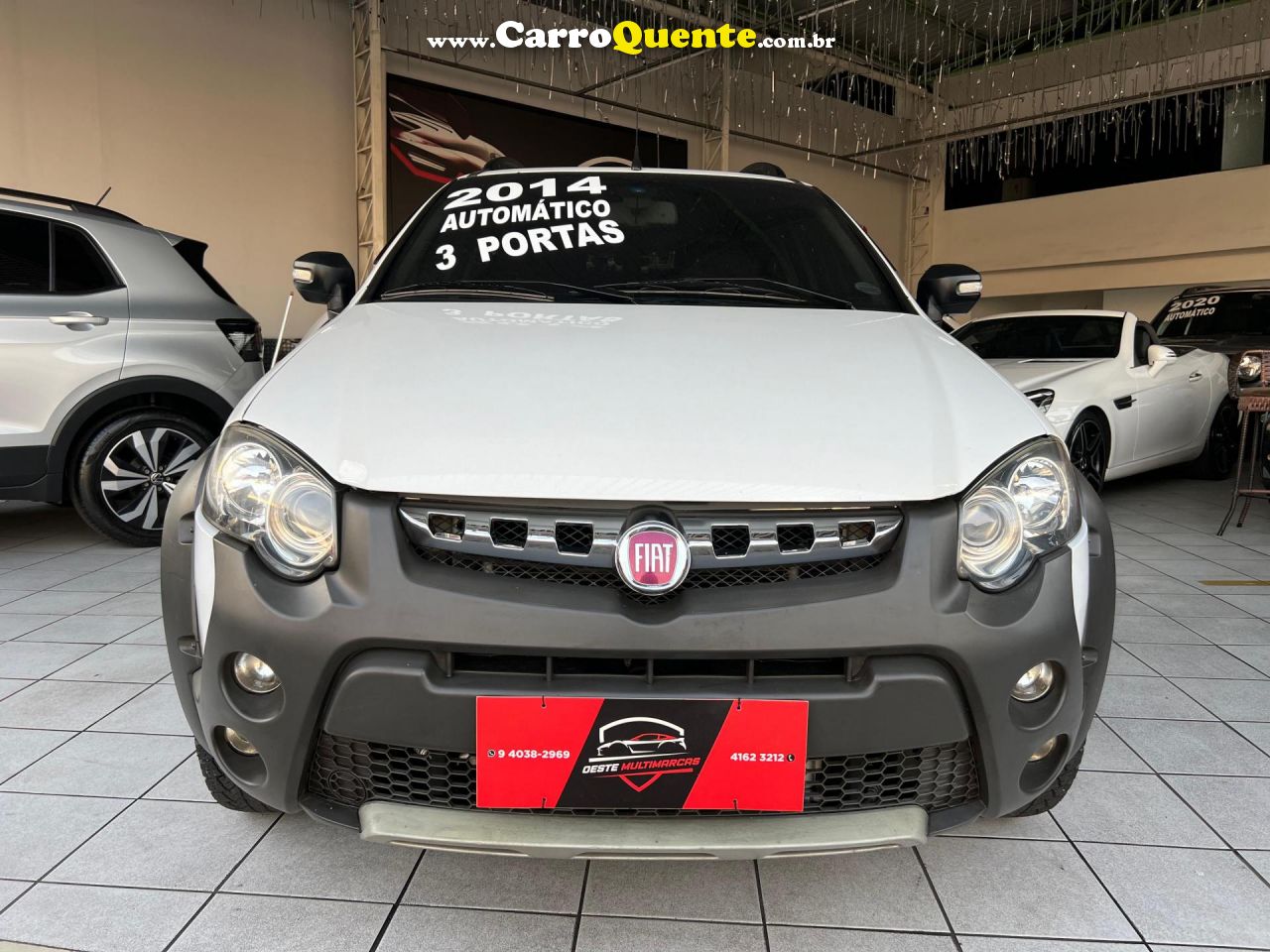 FIAT   STRADA ADVENTURE1.8 1.8 LOCKER FLEX CD   BRANCO 2014 1.8 FLEX - Loja