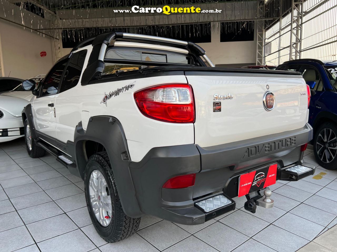 FIAT   STRADA ADVENTURE1.8 1.8 LOCKER FLEX CD   BRANCO 2014 1.8 FLEX - Loja