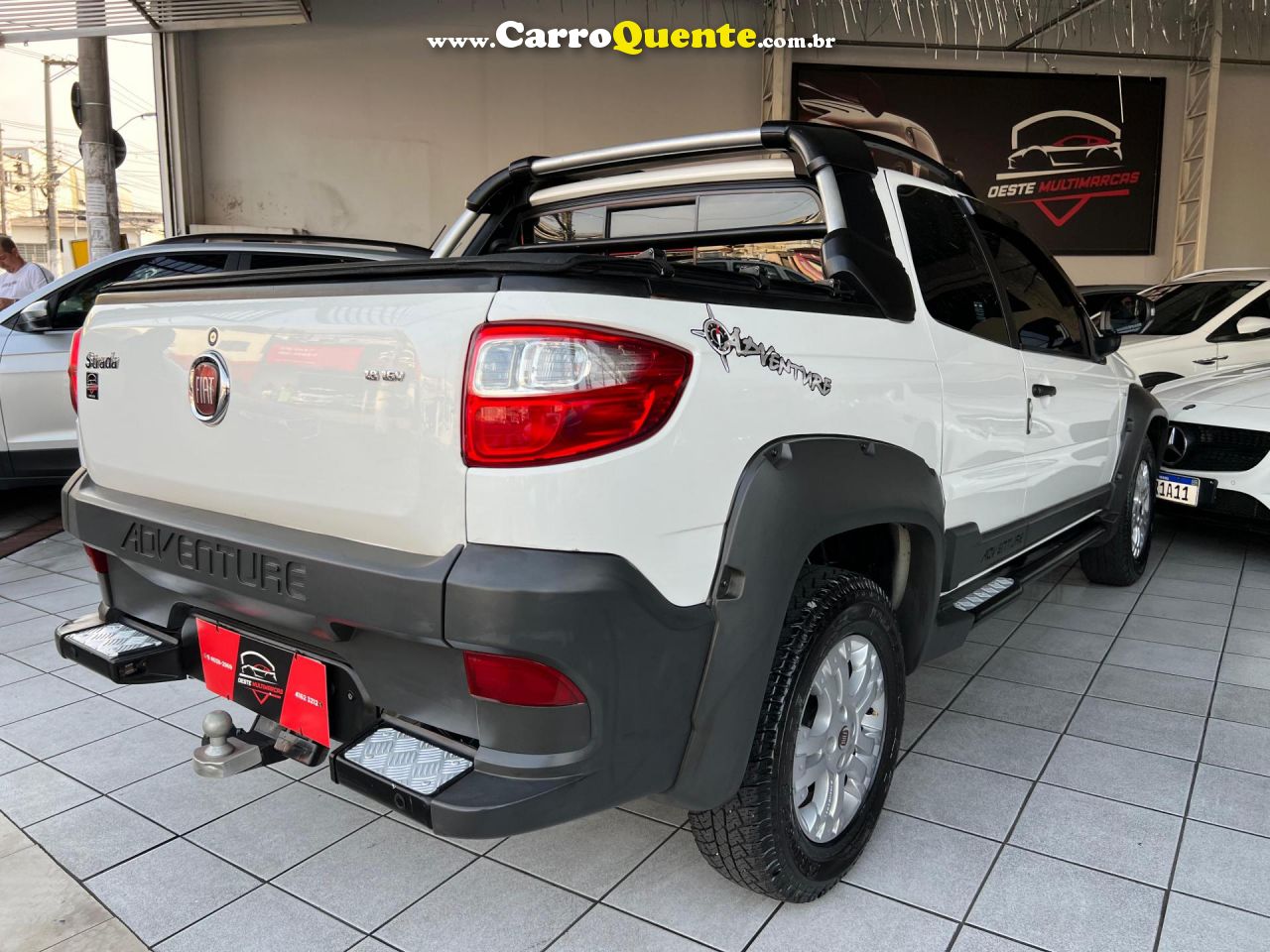 FIAT   STRADA ADVENTURE1.8 1.8 LOCKER FLEX CD   BRANCO 2014 1.8 FLEX - Loja