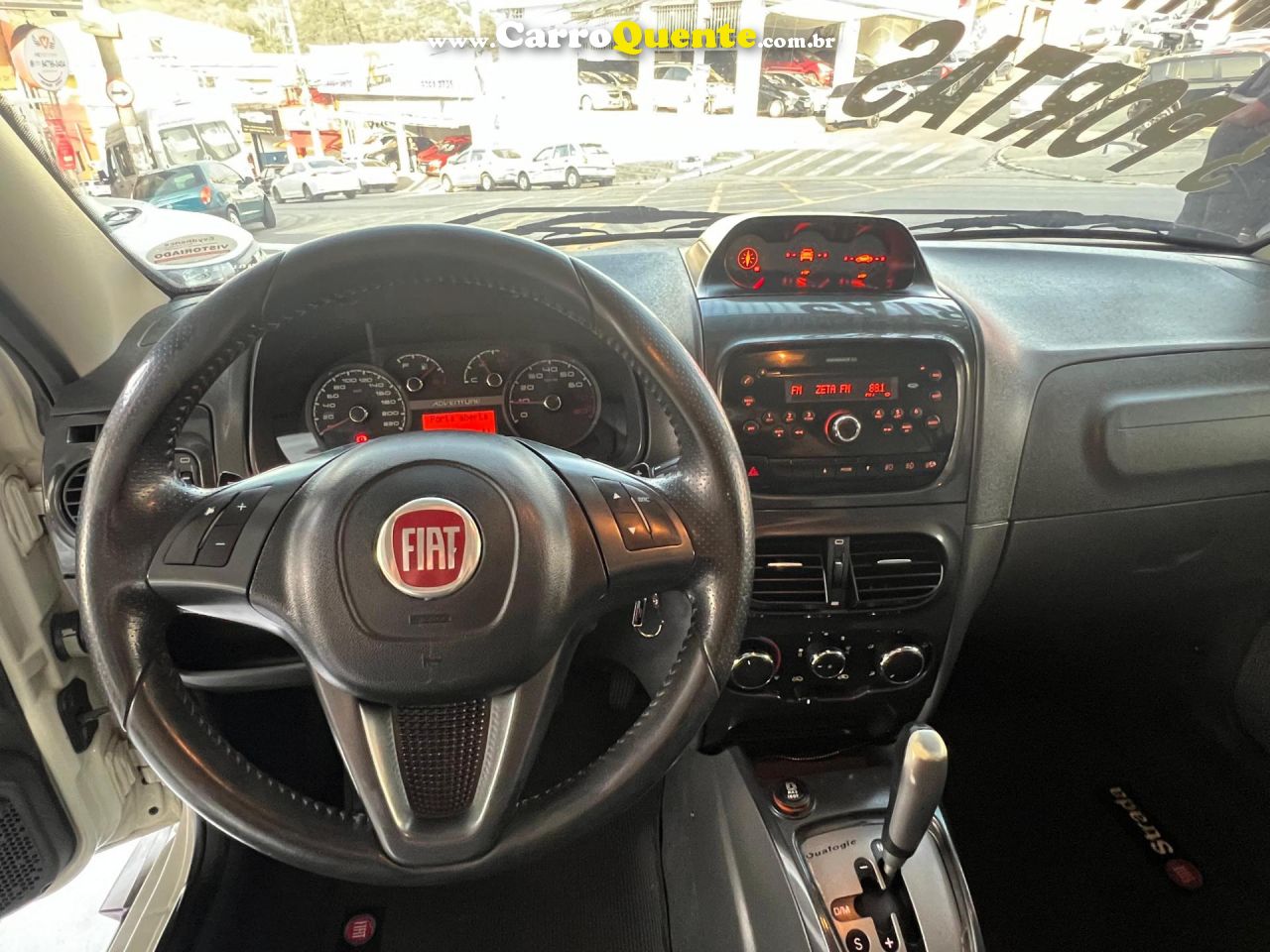 FIAT   STRADA ADVENTURE1.8 1.8 LOCKER FLEX CD   BRANCO 2014 1.8 FLEX - Loja