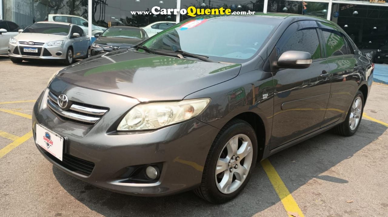 TOYOTA   COROLLA XEI 1.81.8 FLEX 16V AUT.   CINZA 2010 1.8 FLEX - Loja