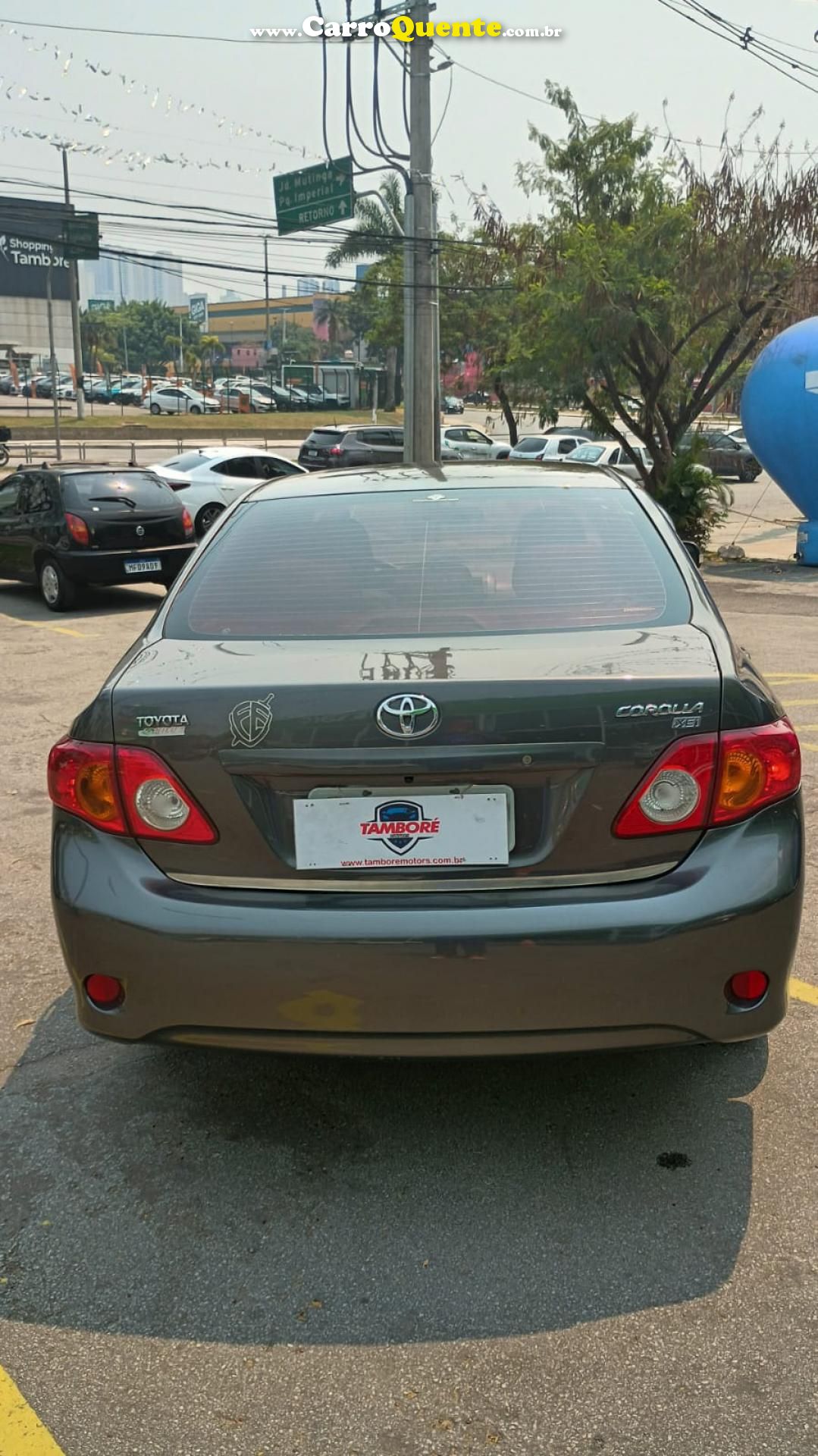 TOYOTA   COROLLA XEI 1.81.8 FLEX 16V AUT.   CINZA 2010 1.8 FLEX - Loja