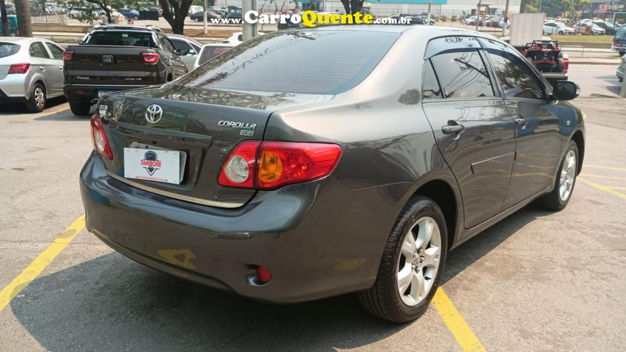 TOYOTA   COROLLA XEI 1.81.8 FLEX 16V AUT.   CINZA 2010 1.8 FLEX - Loja