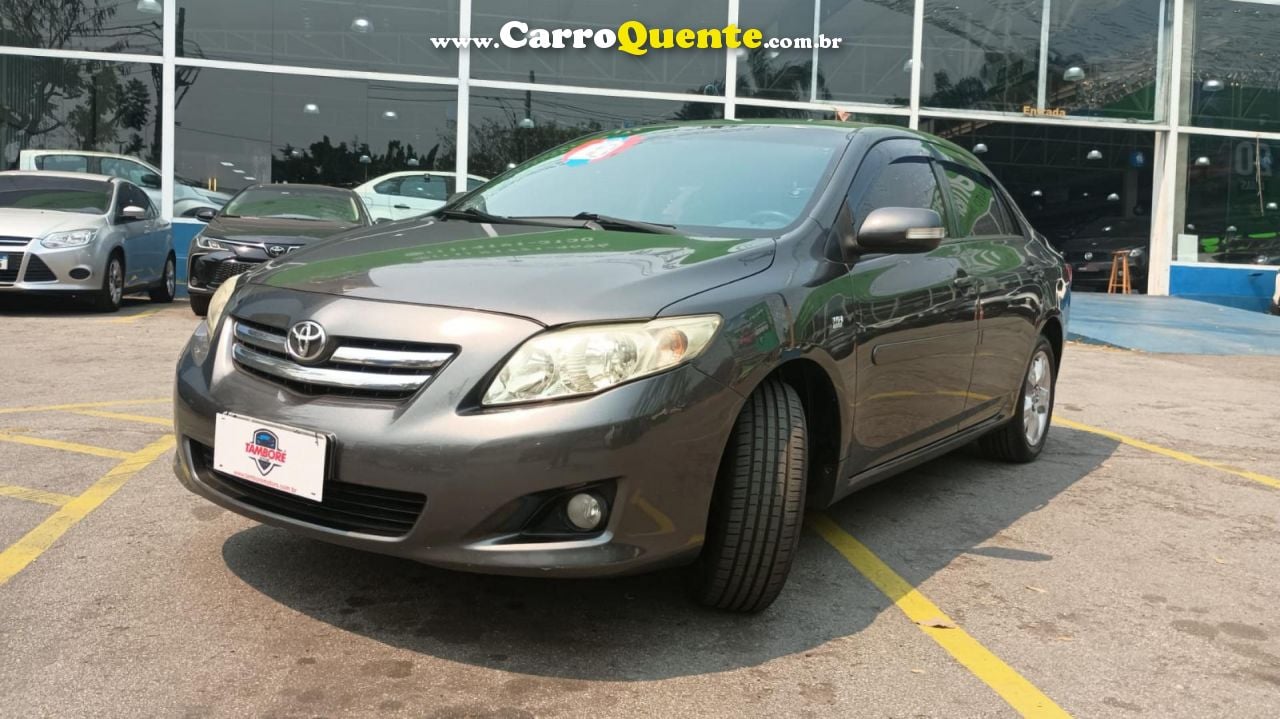 TOYOTA   COROLLA XEI 1.81.8 FLEX 16V AUT.   CINZA 2010 1.8 FLEX - Loja