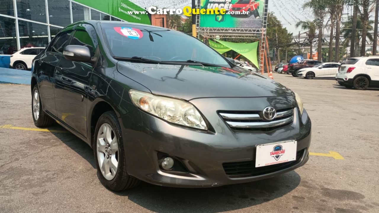 TOYOTA   COROLLA XEI 1.81.8 FLEX 16V AUT.   CINZA 2010 1.8 FLEX - Loja