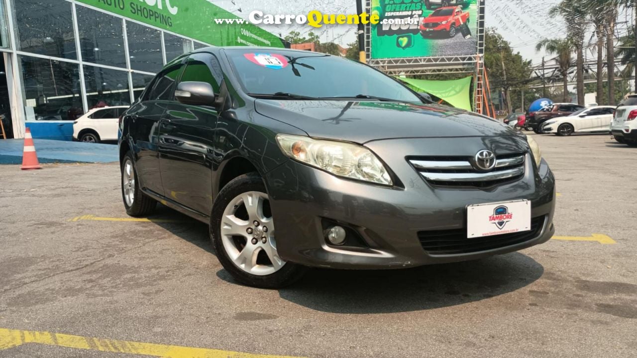 TOYOTA   COROLLA XEI 1.81.8 FLEX 16V AUT.   CINZA 2010 1.8 FLEX - Loja