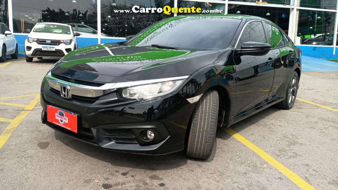 HONDA   CIVIC SEDAN EXL 2.0 FLEX 16V AUT.4P   PRETO 2018 2.0 FLEX - Loja