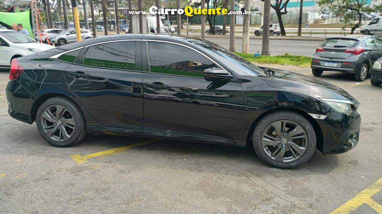 HONDA   CIVIC SEDAN EXL 2.0 FLEX 16V AUT.4P   PRETO 2018 2.0 FLEX - Loja