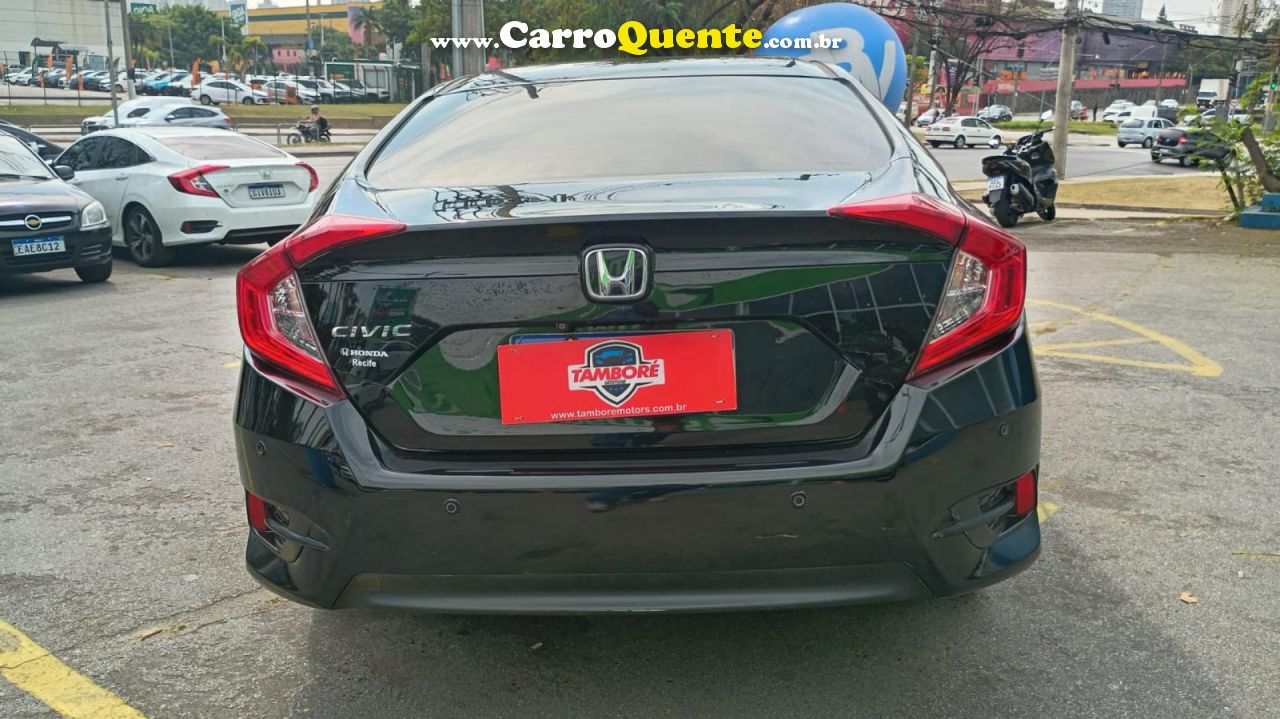 HONDA   CIVIC SEDAN EXL 2.0 FLEX 16V AUT.4P   PRETO 2018 2.0 FLEX - Loja