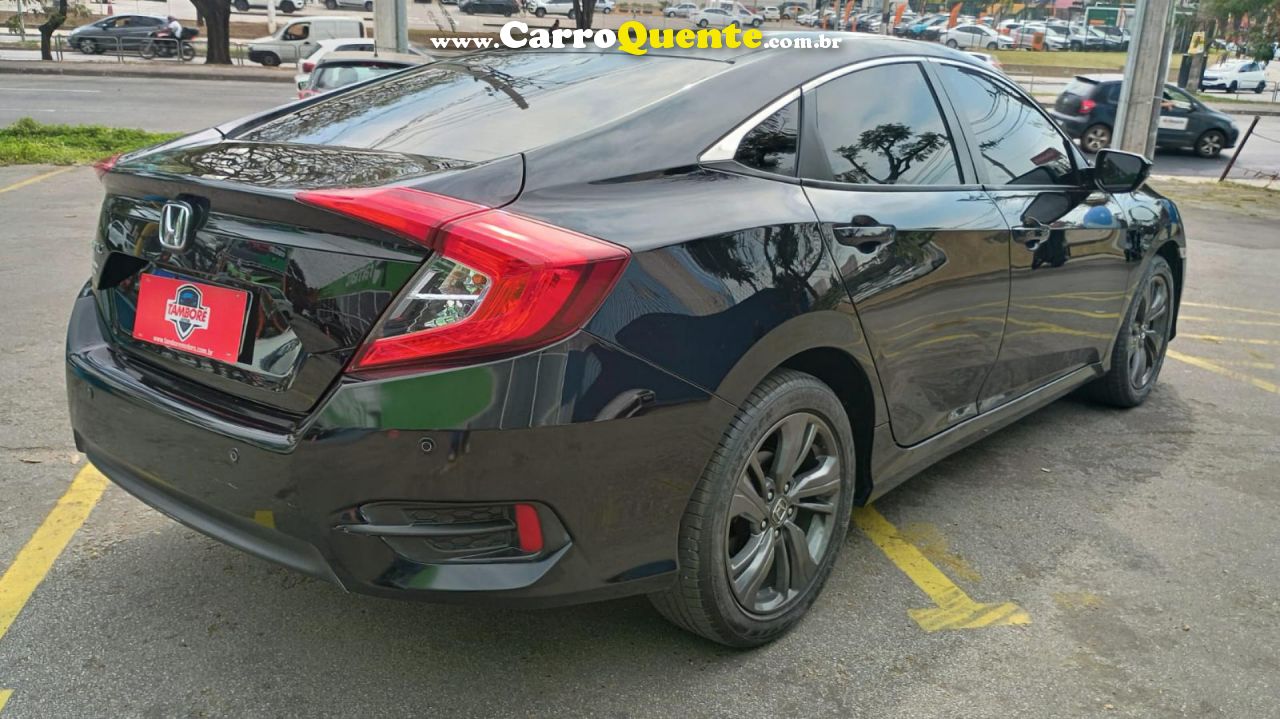 HONDA   CIVIC SEDAN EXL 2.0 FLEX 16V AUT.4P   PRETO 2018 2.0 FLEX - Loja