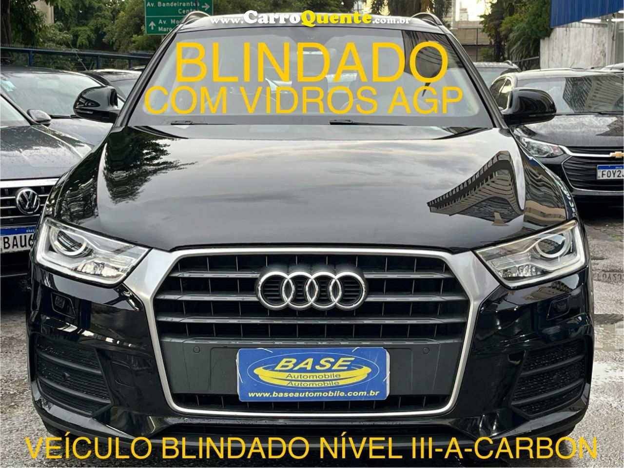 AUDI   Q3 1.4 TFSITFSI FLEX S-TRONIC 5P   PRETO 2017 1.4 T GASOLINA - Loja