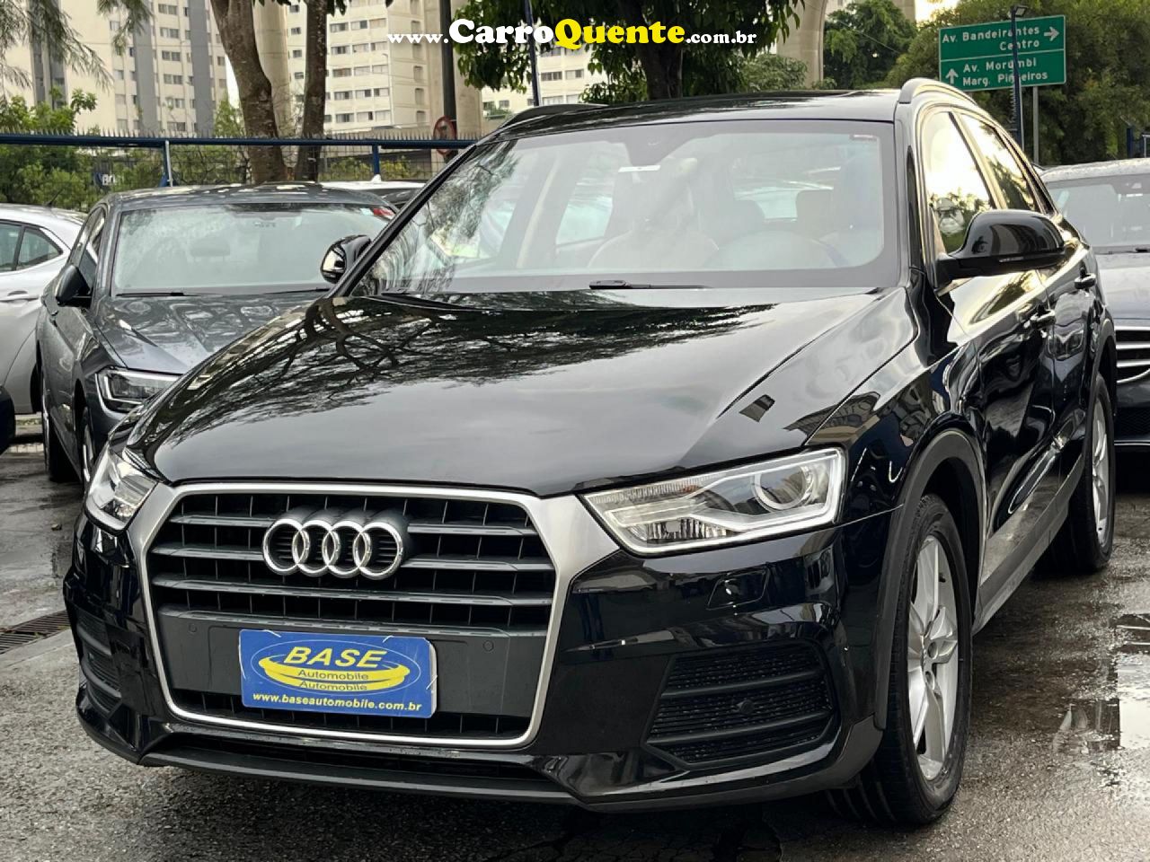 AUDI   Q3 1.4 TFSITFSI FLEX S-TRONIC 5P   PRETO 2017 1.4 T GASOLINA - Loja