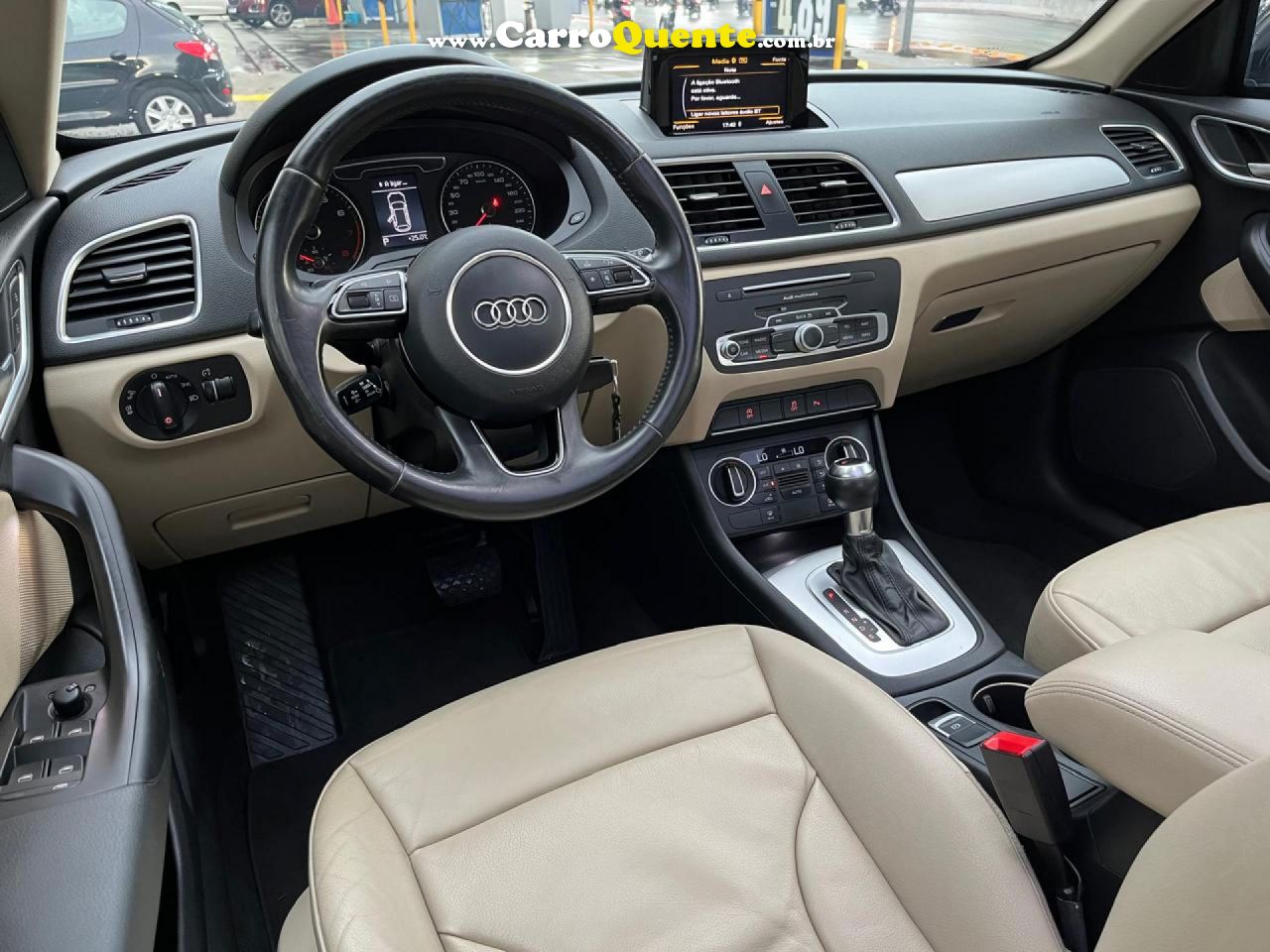 AUDI   Q3 1.4 TFSITFSI FLEX S-TRONIC 5P   PRETO 2017 1.4 T GASOLINA - Loja