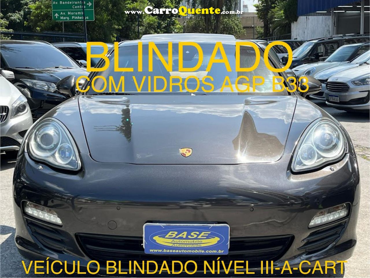 PORSCHE   PANAMERA S 4.8 400CV   CINZA 2010 4.8 GASOLINA - Loja