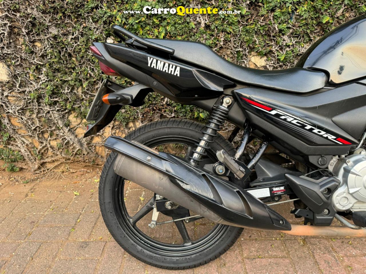 YAMAHA    YBR125I FACTOR ED   PRETO 2018 125 FLEX - Loja