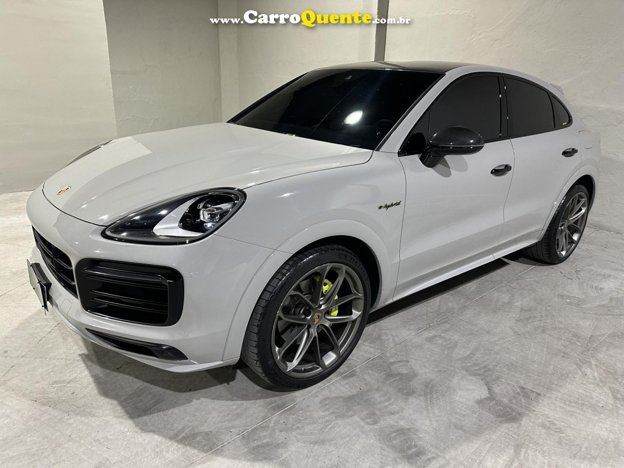 PORSCHE   CAYENNE COUPE E-HYBRID 3.0 V6 462CV   CINZA 2021 3.0 GASOLINA - Loja