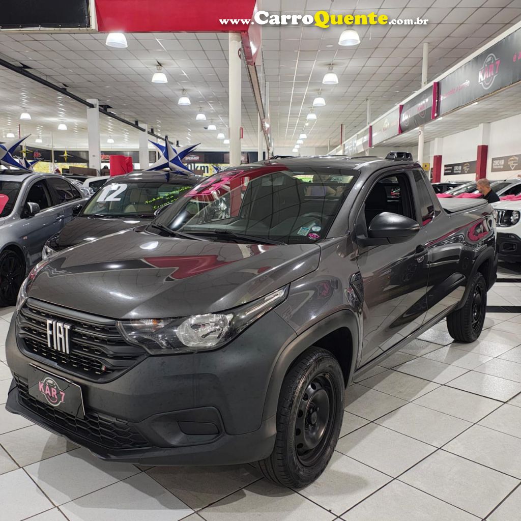 FIAT   STRADA ENDURANCE 1.4 FLEX 8V CS PLUS   CINZA 2023 1.4 FLEX - Loja