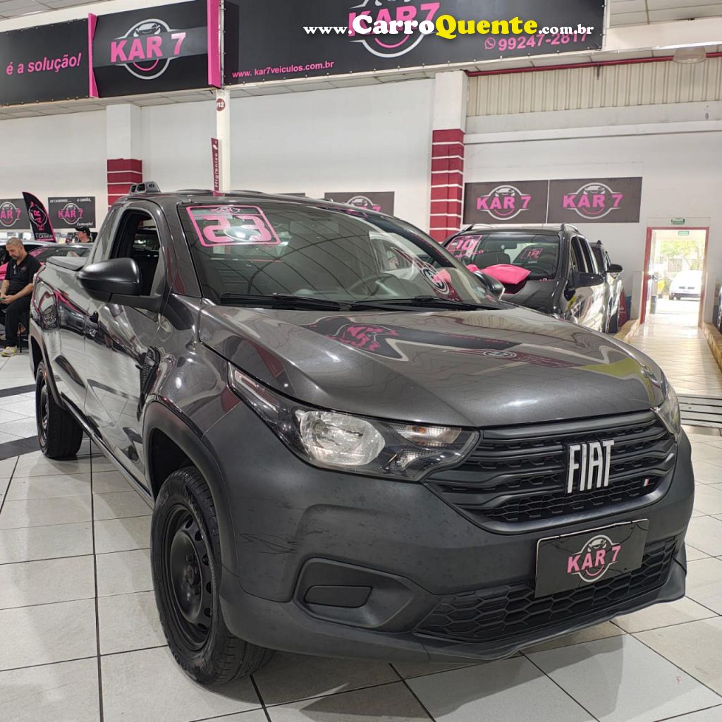 FIAT   STRADA ENDURANCE 1.4 FLEX 8V CS PLUS   CINZA 2023 1.4 FLEX - Loja