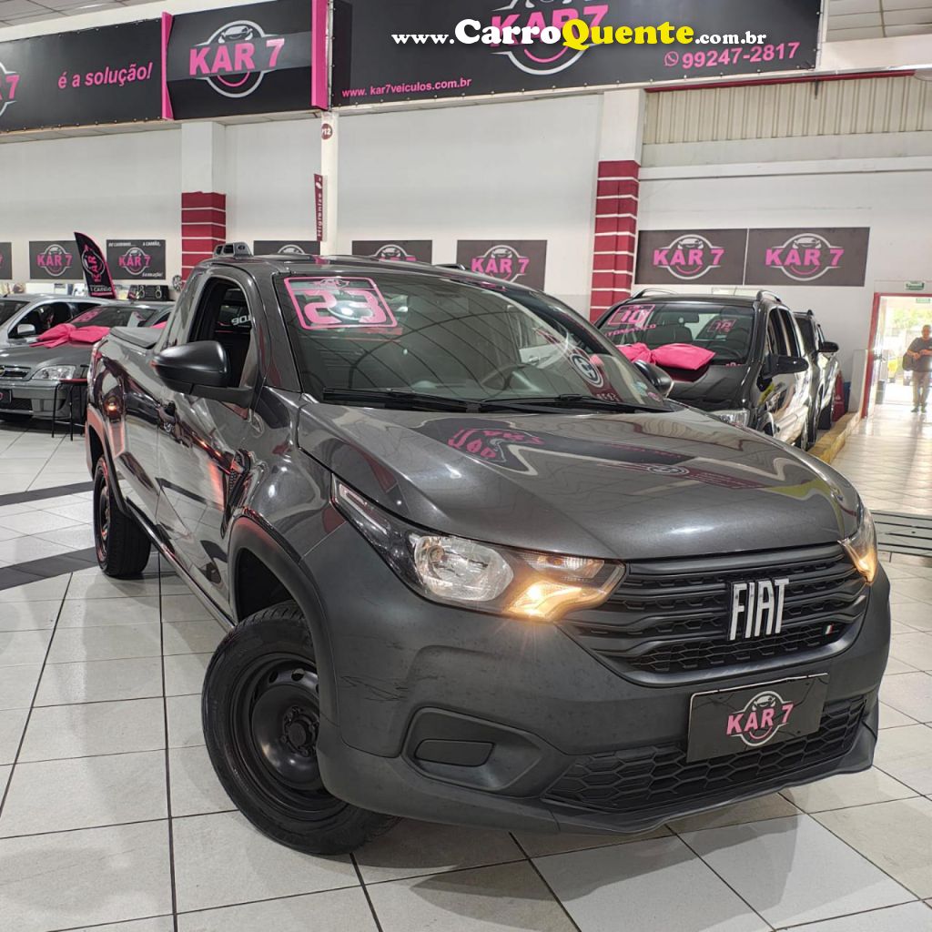 FIAT   STRADA ENDURANCE 1.4 FLEX 8V CS PLUS   CINZA 2023 1.4 FLEX - Loja