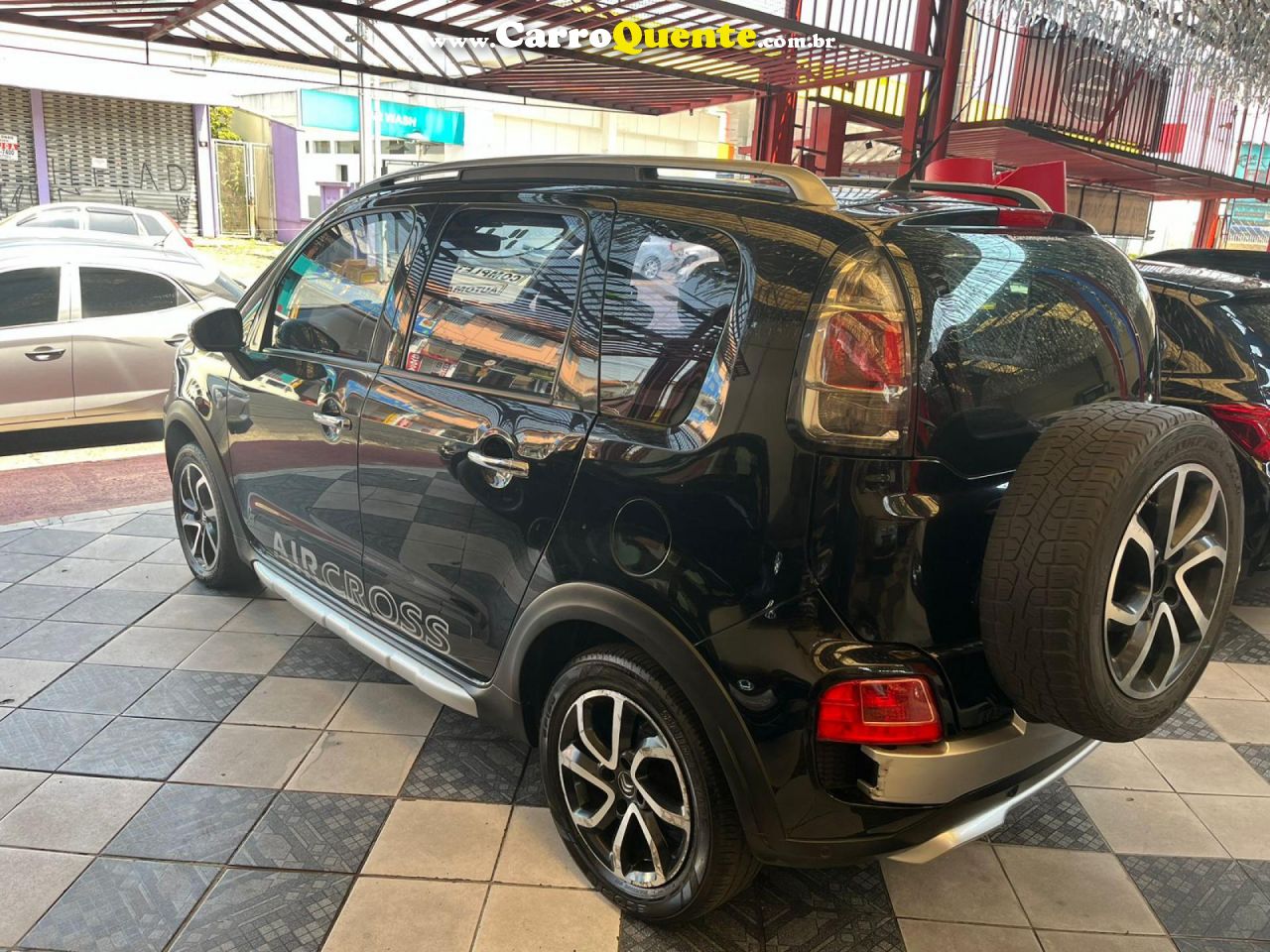 CITROËN   AIRCROSS EXC. ATACA. 1.6 FLEX 16V 5P AUT   PRETO 2014 1.6 FLEX - Loja