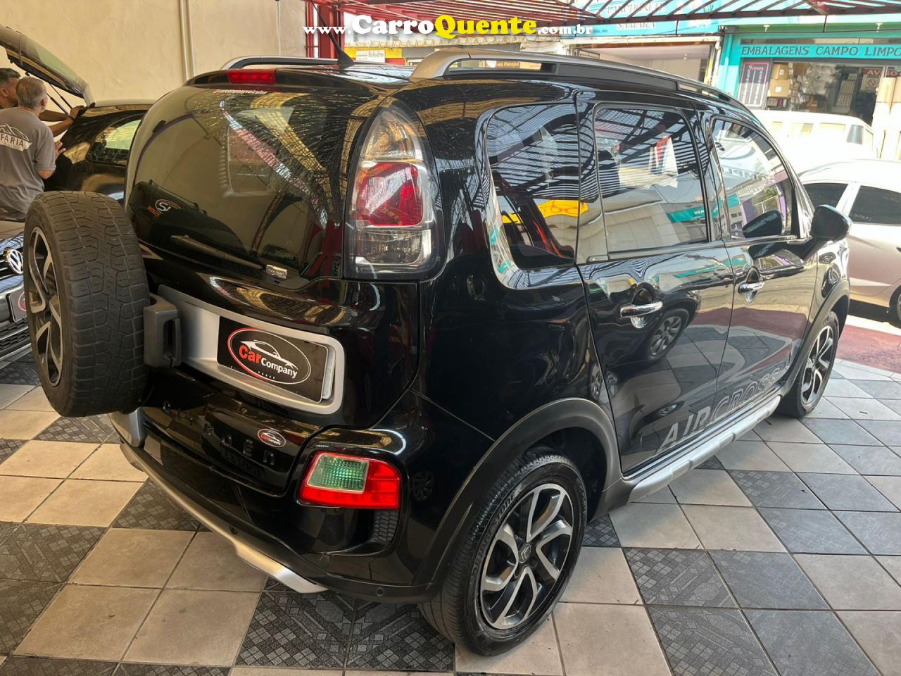 CITROËN   AIRCROSS EXC. ATACA. 1.6 FLEX 16V 5P AUT   PRETO 2014 1.6 FLEX - Loja