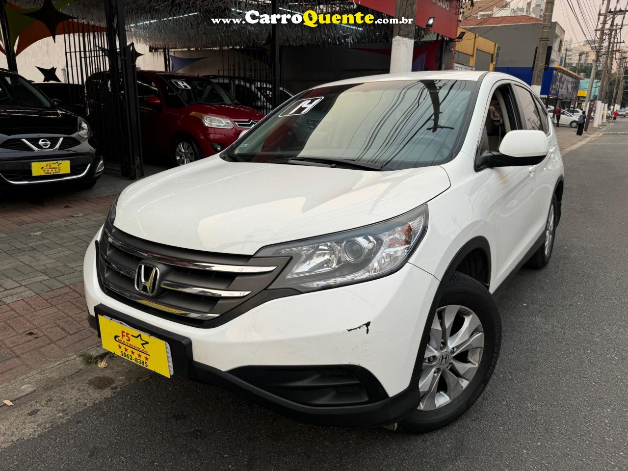 HONDA   CR-V LX 2.0 16V 2WD2.0 FLEXONE AUT.   BRANCO 2014 2.0 FLEX - Loja