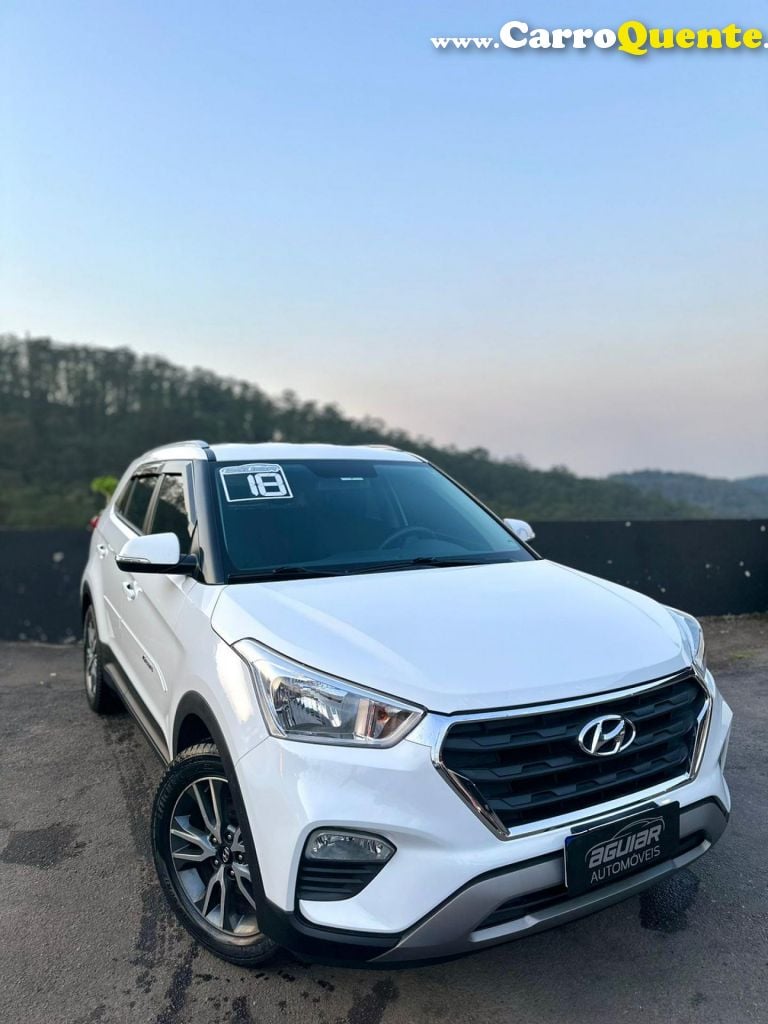 HYUNDAI   CRETA PULSE 1.6 16V FLEX AUT.   BRANCO 2018 1.6 GASOLINA E ÁLCOOL - Loja