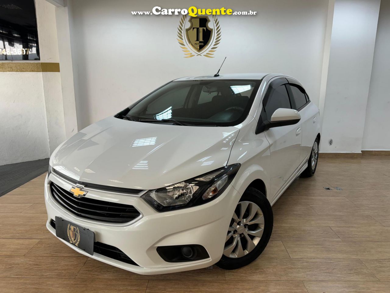 CHEVROLET   ONIX HATCH LT 1.4 8V FLEXPOWER 5P MEC.   BRANCO 2018 1.4 FLEX - Loja