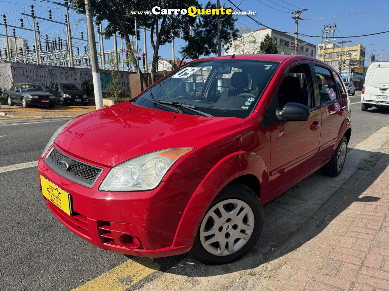 FORD   FIESTA 1.0 8V FLEXCLASS 1.0 8V FLEX 5P   VERMELHO 2009 1.0 FLEX - Loja