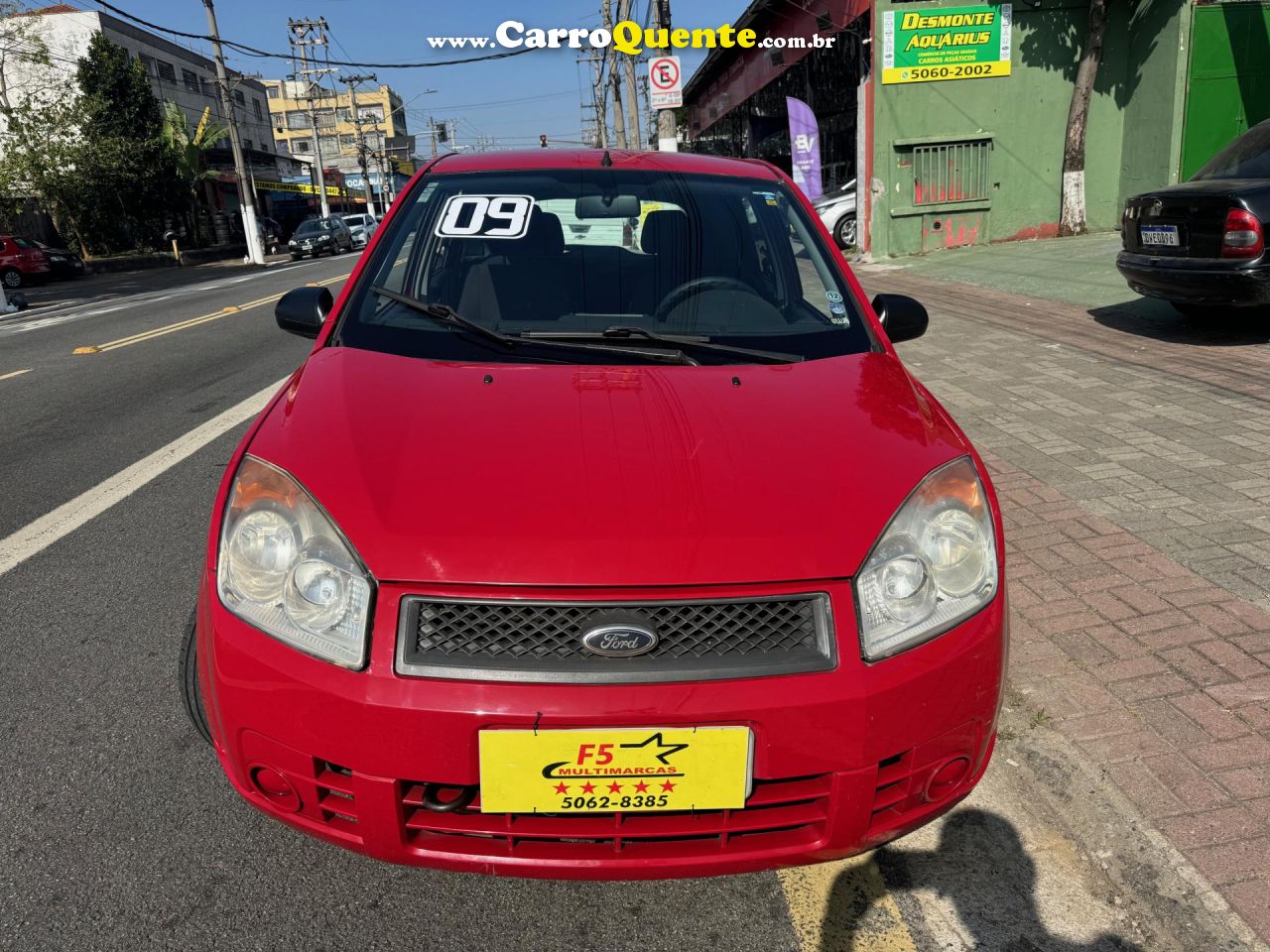 FORD   FIESTA 1.0 8V FLEXCLASS 1.0 8V FLEX 5P   VERMELHO 2009 1.0 FLEX - Loja