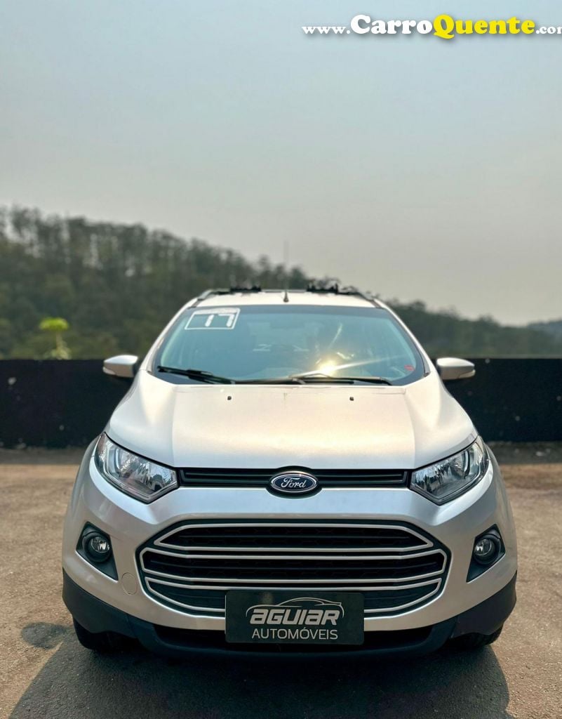 FORD   ECOSPORT SE 1.6 16V FLEX 5P MEC.   PRATA 2017 1.6 GASOLINA E ÁLCOOL - Loja