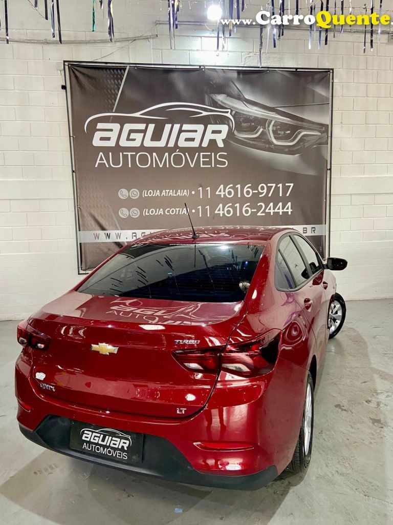 CHEVROLET   ONIX SEDAN PLUS LT 1.0 12V TB FLEX AUT.   VERMELHO 2023 1.0 GASOLINA E ÁLCOOL - Loja