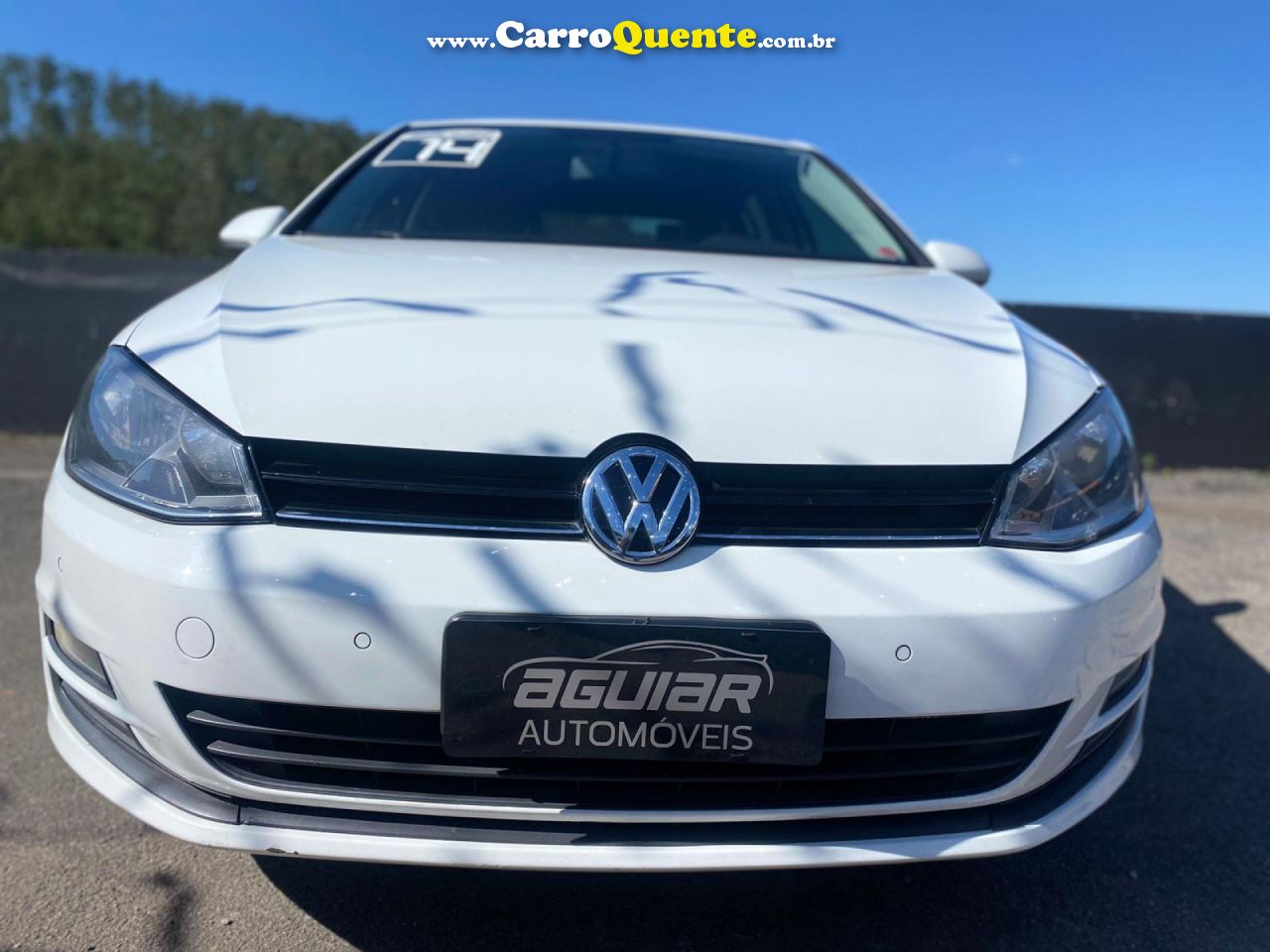 VOLKSWAGEN   GOLF COMFORTLINE 1.4 TSI 140CV AUT.   BRANCO 2014 1.4 GASOLINA - Loja