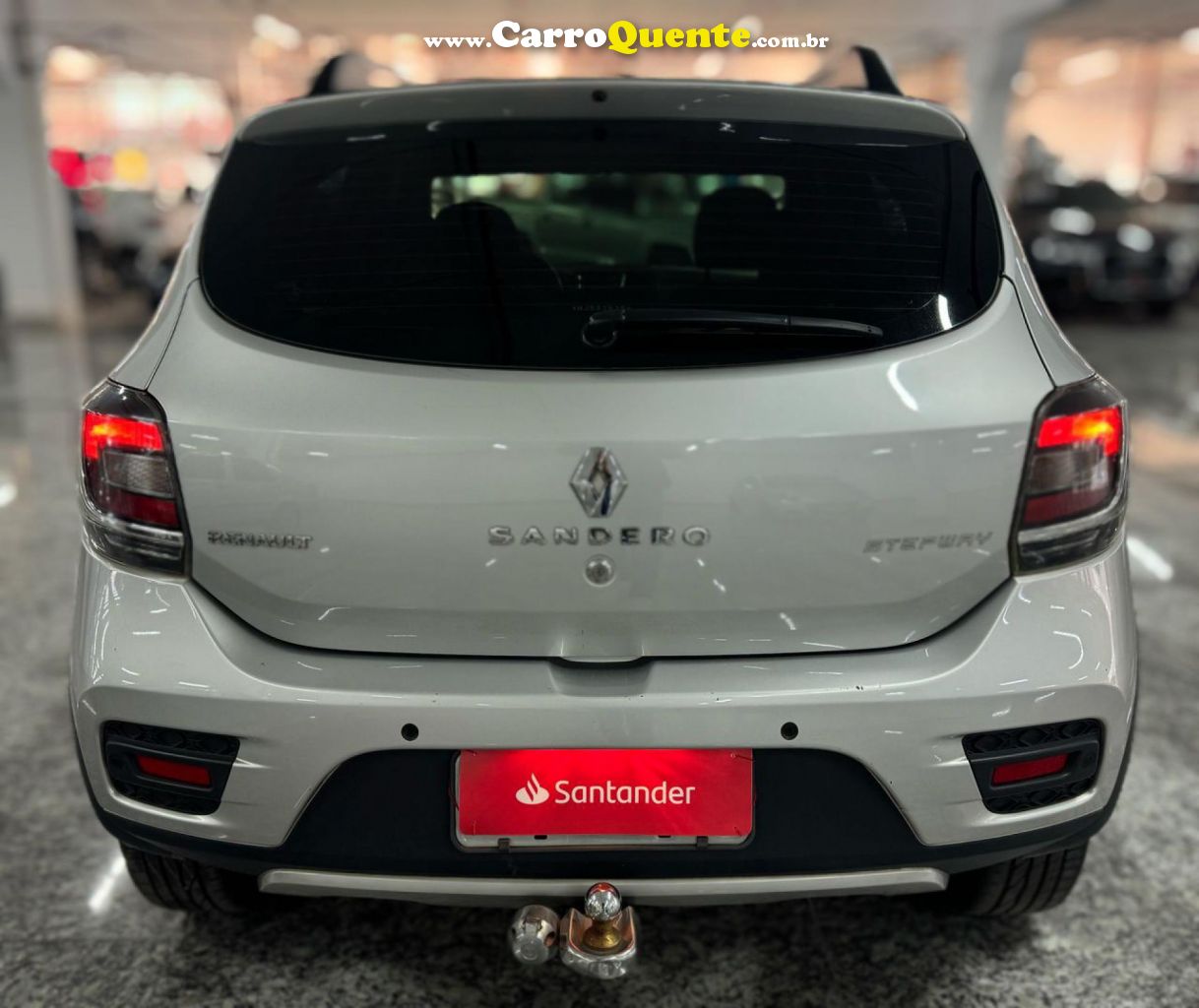 RENAULT   SANDERO STEPWAY FLEX 1.6 16V 5P   PRATA 2017 1.6 FLEX - Loja