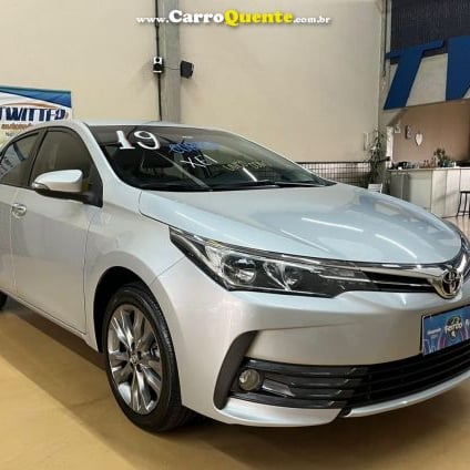 TOYOTA   COROLLA XEI 2.0 FLEX 16V AUT.   PRATA 2019 2.0 FLEX